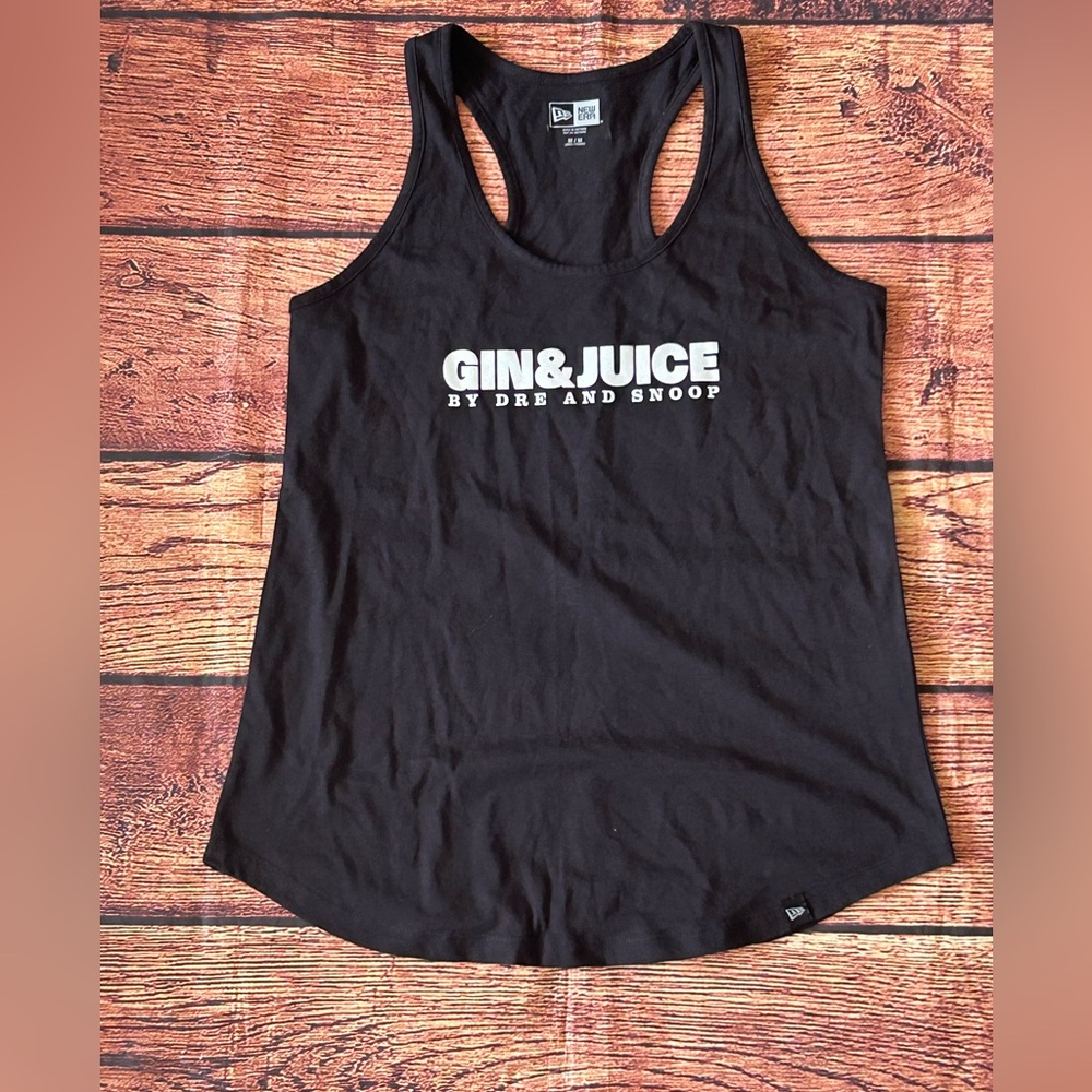 New Era Gin Juice By Dre‎ And Snoop Black Racerback Tank Top Women's M